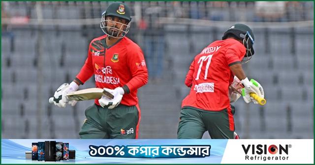 উজ্জ্বল হৃদয়-লিটন, বৃষ্টির পর খেই হারালো বাংলাদেশ