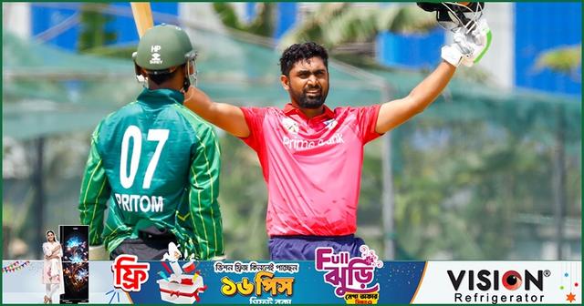 সাব্বির-ইরফানের সেঞ্চুরিতে প্রাইম ব্যাংকের জয়