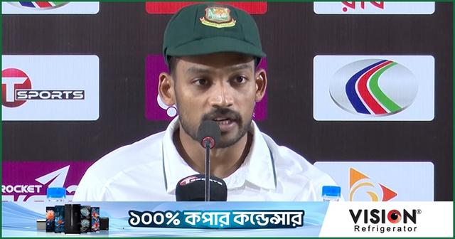 সিরিজজুড়ে টেইলএন্ডারদের ব্যাটিংয়ে মুগ্ধ শান্ত
